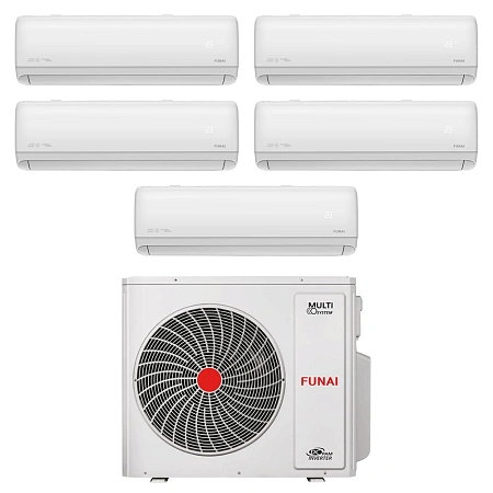 Мульти-сплит-система Funai RAM-I-5KG120HP.01/U / RAM-I-DA30HP.W01/Sx5
