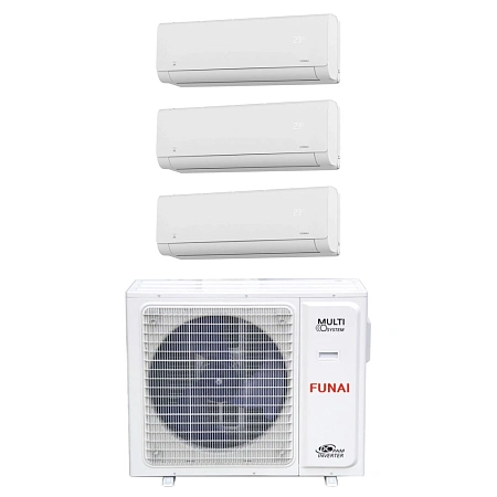 Мульти-сплит-система Funai RAM-I-3OK60HP.01/U / RAM-I-SG25HP.W03/Sx3