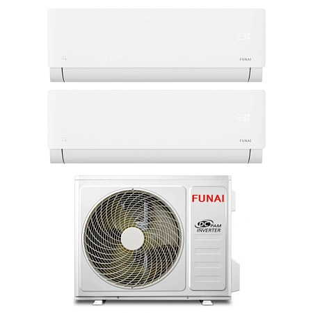 Мульти-сплит-система Funai RAM-I-2SKG50HP.02/U / RAM-I-SN35HP.W02/S + RAM-I-SN30HP.W02/S